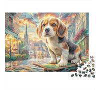 Chien Basset Puzzle De 1000 Pièces Puzzle hautement jouable Excellent Cadeau pour Personnes Âgées, Seniors, Adultes Et Enfants 52x38cm/1000pcs