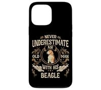Chien Beagle Old Man Coque pour iPhone 13 Pro Max