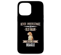 Chien Beagle Old Man Coque pour iPhone 13 Pro Max