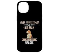 Chien Beagle Old Man Coque pour iPhone 14 Plus