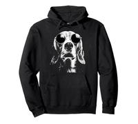 Chien Beagle Portant des Nuances Splash Art Grunge Sweat à Capuche