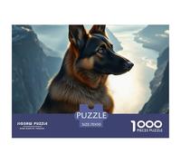 Chien Berger Allemand 1000 Pièces Puzzles pour Adultes Et Enfants À Partir De 14 Ans sur Le Thème De Animaux Pet Qualité Supérieure Défi Jouets Loisir Détente Écologique 70x50cm/1000pcs
