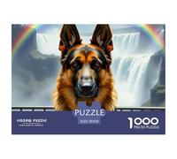 Chien Berger Allemand 1000 Pièces Puzzles pour Adultes Et Enfants À Partir De 14 Ans sur Le Thème De Animaux Pet Qualité Supérieure Défi Jouets Loisir Détente Écologique 70x50cm/1000pcs
