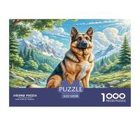 Chien Berger Allemand 1000 Pièces Puzzles pour Adultes, Parfait pour Les Amateurs De Puzzles, Cadeau, Jouet pour Enfant, Jeux Éducatif, Qualité Premium 52x38cm/1000pcs