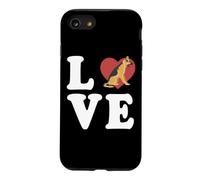 Chien Berger Allemand Amour épelé avec cœur Graphique Coque pour iPhone SE (2020) / 7/8
