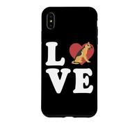 Chien Berger Allemand Amour épelé avec cœur Graphique Coque pour iPhone XS Max