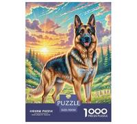 Chien Berger Allemand Puzzle 1000 Pièces Puzzles Collection Spéciale Qualité Premium Stimulant Cadeau Adultes Et Enfants À Partir De 12 Ans 70x50cm/1000pcs