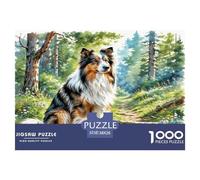 Chien Berger anatolien Puzzle 1000 Pièces Cadeau Unique Jeu Éducatif Challenge Toy À De Qualité Supérieure Peinture Art pour Adultes Et Enfants 38x26cm/1000pcs