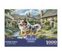 Chien Berger anatolien Puzzle 1000 Pièces Cadeau Unique Jeu Éducatif Défi Jouet À De Qualité Supérieure Peinture Art pour Adultes Et Enfants À Partir De 12 Ans 38x26cm/1000pcs