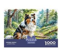 Chien Berger anatolien Puzzles 1000 Pièces Cadeau Unique Jeu Éducatif Challenge Toy À De Qualité Supérieure Peinture Art pour Adultes Enfants 70x50cm/1000pcs