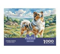 Chien Berger anatolien Puzzles 1000 Pièces Cadeau Unique Jeu Éducatif Challenge Toy À De Qualité Supérieure Peinture Art pour Adultes Enfants 70x50cm/1000pcs