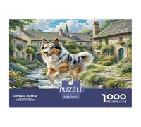 Chien Berger anatolien Puzzles Jeu De Société Adulte Pièces Parfaitement Assorties 1000 Pièces Cute Animaux Casse-tête Qualité Premium pour Adultes 70x50cm/1000pcs