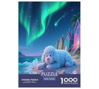 Chien Berger Blue Bay 1000 Piece Jigsaw Puzzles for Adults with Extra Fun Challenges Jigsaw Puzzle Chien de Compagnie Home Decors for The Whole Family 70x50cm/1000pcs