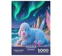 Chien Berger Blue Bay 1000 Piece Puzzle Games for Adults Fun, Challenging & Brainteasing Jigsaw Puzzle Chien de Compagnie Home Decoration for The Whole Family 70x50cm/1000pcs