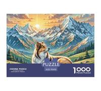 Chien Berger Central-Asiatique 1000 Pièces Puzzle pour Adultes De D'étude Confortables Jeu D'Intelligence De l'art La Décoration Moderne 70x50cm/1000pcs