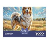 Chien Berger Central-Asiatique 1000 Pièces Puzzle pour Adultes Enfants D'étude Confortables Jeu D'Intelligence De l'art La Décoration Moderne 70x50cm/1000pcs