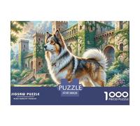 Chien Berger d'Asie Centrale 1000 Pièces Puzzle Jeu Puzzles Classiques Impossible Puzzle Papier Un Cadeau Adultes Et Enfants Dès 14 Ans 38x26cm/1000pcs