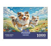 Chien Berger d'Asie Centrale Puzzle 1000 Pièces Educa Jouet en Bois Divertissement Créatif De l'art De La Décoration Jeu Éduchatif Challenge Toy Adultes & Enfants des 14 Ans 70x50cm/1000pcs