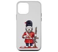 Chien Bobtail Mignon et drôle Londres King's Guard Drapeau Angleterre Coque pour iPhone 12 Mini