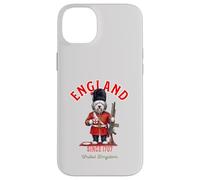 Chien Bobtail Mignon et drôle Londres King's Guard Drapeau Angleterre Coque pour iPhone 14 Plus