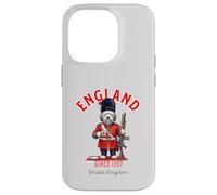 Chien Bobtail Mignon et drôle Londres King's Guard Drapeau Angleterre Coque pour iPhone 14 Pro