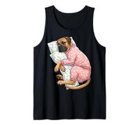 Chien Boerboel Mignon endormi en Pyjama Art du Coucher Débardeur
