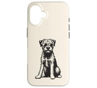 Chien Border Terrier Amusant avec Lunettes de Soleil Yorkshire Coque pour iPhone 16