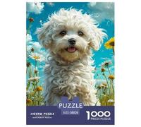 Chien bouclé Rural Puzzle 1000 Pièces Educa Jouet Jeu D'Intelligence Décoration Intérieure Animaux Jeu Éduchatif Challenge Toy Adultes & Enfants des 14 Ans 38x26cm/1000pcs