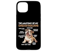 Chien Bouledogue Anglais Amoureux des Chiens Bulldogs Coque pour iPhone 15 Plus