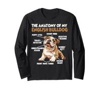 Chien Bouledogue Anglais Amoureux des Chiens Bulldogs Manche Longue