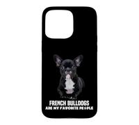 Chien Bouledogue français Mignon Amoureux des Chiens Design drôle Animal de Compagnie Coque pour iPhone 15 Pro Max