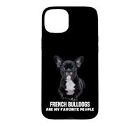 Chien Bouledogue français Mignon Amoureux des Chiens Design drôle Animal de Compagnie Coque pour iPhone 15 Plus