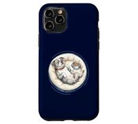 Chien Boxer Mignon avec lit pour Chien + Doublure Pendant Le Sommeil Coque pour iPhone 11 Pro
