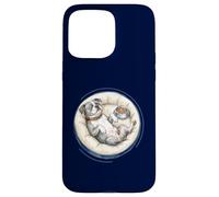 Chien Boxer Mignon avec lit pour Chien + Doublure Pendant Le Sommeil Coque pour iPhone 15 Pro Max