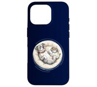 Chien Boxer Mignon avec lit pour Chien + Doublure Pendant Le Sommeil Coque pour iPhone 16 Pro