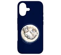 Chien Boxer Mignon avec lit pour Chien + Doublure Pendant Le Sommeil Coque pour iPhone 17