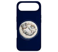 Chien Boxer Mignon avec lit pour Chien + Doublure Pendant Le Sommeil Coque pour iPhone Air