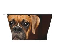 Chien Boxer, Trousse de Toilette Trousse de Maquillage Sac à cosmétiques Trousse de Toilette de Voyage Portable
