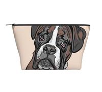Chien Boxer, Trousse de Toilette Trousse de Maquillage Sac à cosmétiques Trousse de Toilette de Voyage Portable