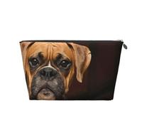 Chien Boxer, Trousse de Toilette Trousse de Maquillage Sac à cosmétiques Trousse de Toilette de Voyage Portable