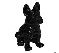 Atmosphera Statuette déco Bulldog 22 cm Noir G