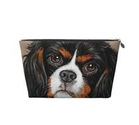 Chien Cadeau Cavalier King Charles Spaniel, Trousse de Toilette Trousse de Maquillage Sac à cosmétiques Trousse de Toilette de Voyage Portable