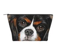 Chien Cadeau Cavalier King Charles Spaniel, Trousse de Toilette Trousse de Maquillage Sac à cosmétiques Trousse de Toilette de Voyage Portable