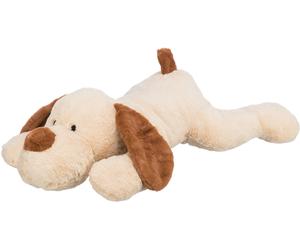 Chien câlin Benny 75 cm beige/marron
