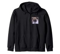 Chien Carlin « Fire Me » avec méme Flou Amusant Sweat à Capuche