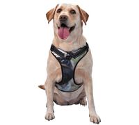 Chien Carlin imprimé,Harnais pour Animaux de Compagnie, Harnais réfléchissant réglable pour Chien,S