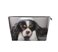 Chien Cavalier King Charles Spaniel, Trousse de Toilette Trousse de Maquillage Sac à cosmétiques Trousse de Toilette de Voyage Portable