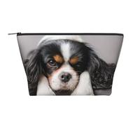 Chien Cavalier King Charles Spaniel, Trousse de Toilette Trousse de Maquillage Sac à cosmétiques Trousse de Toilette de Voyage Portable