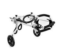 Chien Chat Animal De Compagnie Âgé Fauteuil Roulant Chien Membre Postérieur Chariot Électrique 2 Roues Réglable Animal Handicapé Réhabilitation Panier pour Grands, Moyens Et Petits Chiens(1-60kg)