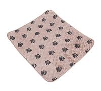 Chien Chat Tapis Tapis D'éducation Réutilisable Tapis d'entraînement pour Chien Tapis d'alimentation Lavable Matelas de Mise Bas Mat D'Urine Imperméable Réutilisable (Marron 70×80cm)
